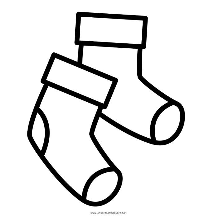 disegno calzini da colorare terbaru