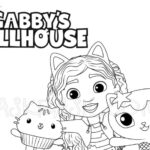 Raskrasil.com Coloring Pages Gabbys Dollhouse Logo 1 1