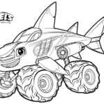 Blaze Coloring Pages 19 3
