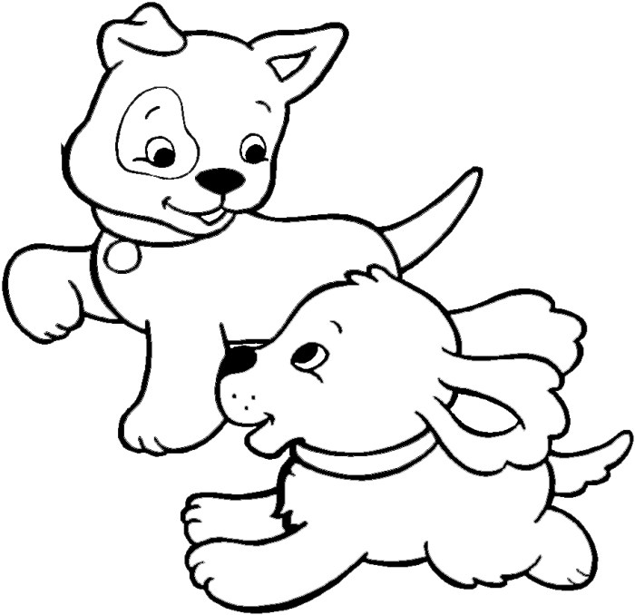 disegni amici cucciolotti da colorare