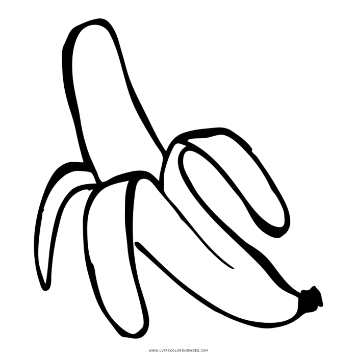 colorare disegni fruta banane boyama pisang muz gambar mewarnai plátano banano buah meyve putih cizim hitam resmi colorazione buku menggambar