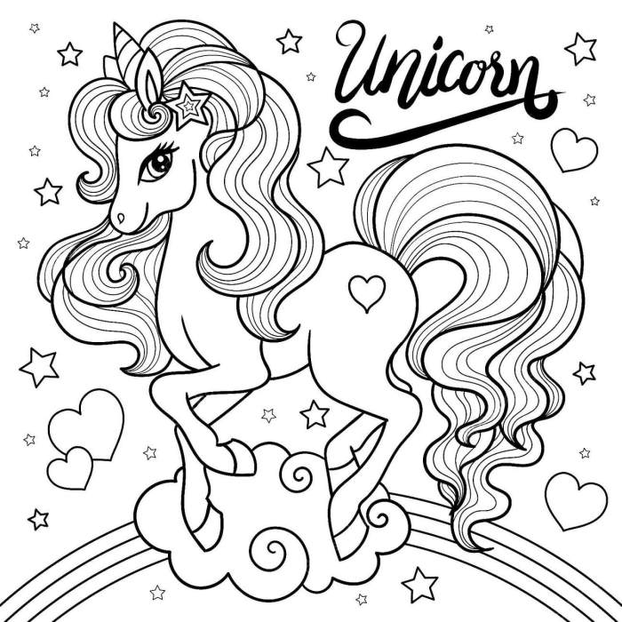 unicorno disegni unicornio coloring dibujos arcobaleno piccolo gratuitamente volante cuori