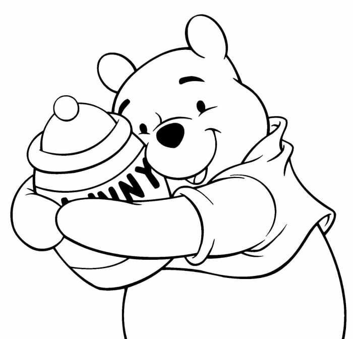 disegni di winnie the pooh da colorare