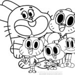 1539940142 Gumball Coloring Pages 5h7k Watterson Family The Amazing World Of Gumball Coloring Pages 1