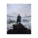 Viandante Nebbia Friedrich Caspar Dall Osservare Alto Paesaggio