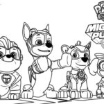 Raskrasil.com Coloring Pages Mighty Pups Logo