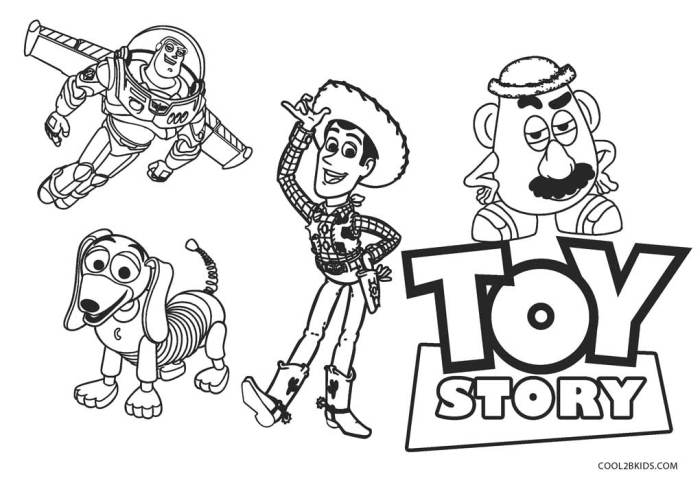 Toy story disegni da colorare