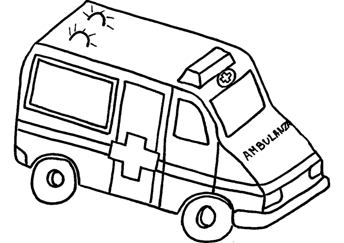 Ambulanza disegnare