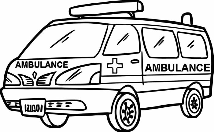 Ambulance coloringbay cartoon abulance pict