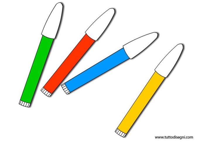 Disegno pennarelli da colorare