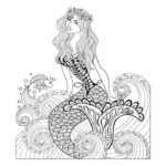 Sirene stampare disegno sirenette sirena sirenetta portale disegnihd