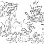 Sirena Sirene Barco Meerjungfrau Ship Stampare Reino Malvorlagen Colorkid Kolorowanki